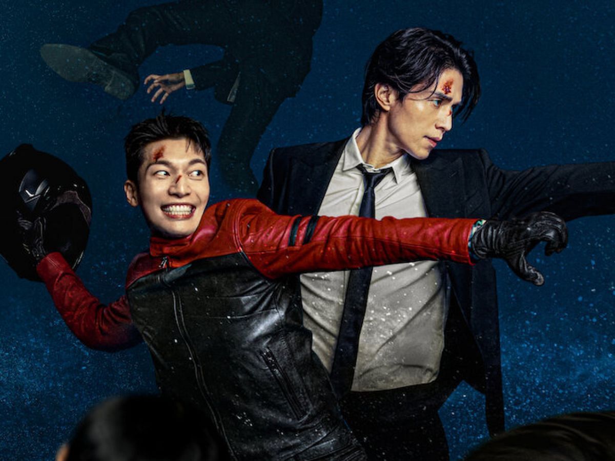 Wi Ha-joon and Lee Dong-wook for Bad and Crazy (Image via Netflix/Studio Dragon)