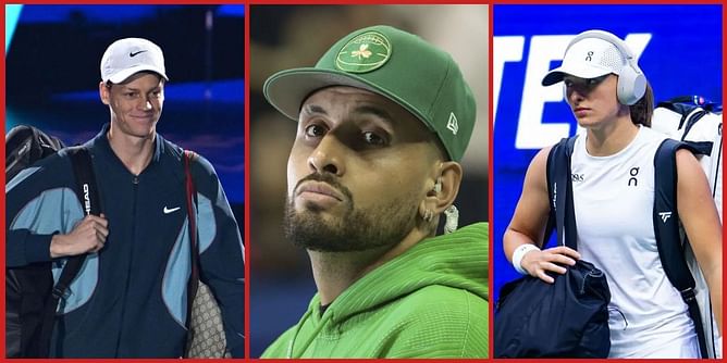 Nick Kyrgios hits back at fan after comment on Iga Swiatek & Jannik Sinner's doping controversies leads to pushback