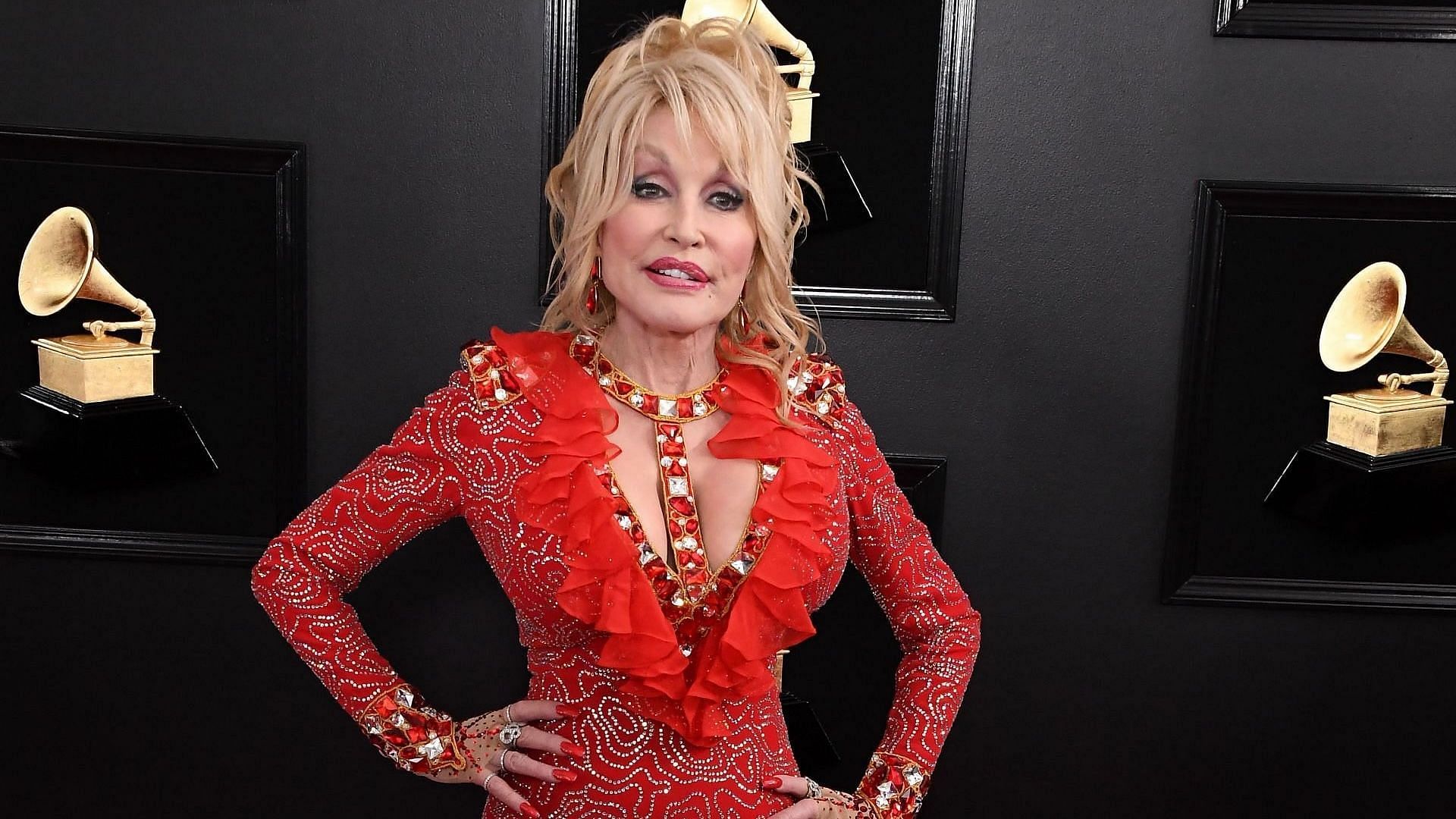 67th Annual Grammy Award nominee Dolly Parton arrives at the 61st Annual GRAMMY Awards at Staples Center on February 10, 2019 in Los Angeles, California. (Photo by Steve Granitz/WireImage)