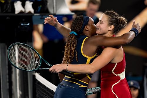 Coco Gauff (L) and Aryna Sabalenka (R) (Source: Getty)