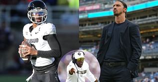 Zlatan Ibrahimović kids Shedeur Sanders about off day, jokes about "not normal" Deion Sanders attitude