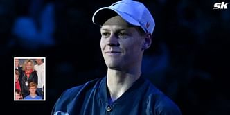 PICTURE: Jannik Sinner's mother Siglinde proudly embraces the World No. 1 during heartwarming mother-son moment at ATP Finals