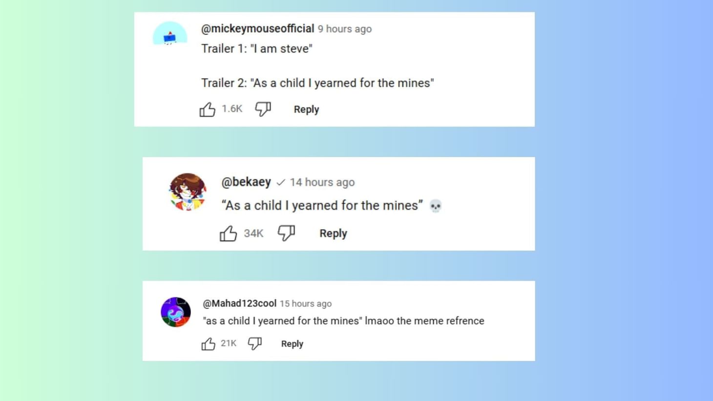 "As a child, I yearned for the mines": A Minecraft Movie trailer