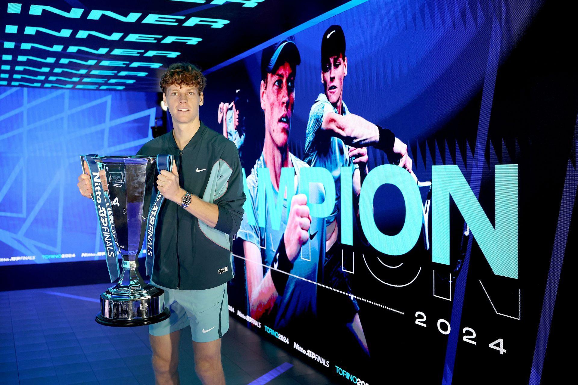 Jannik Sinner pictured at ATP Finals 2024 (Source: Getty)