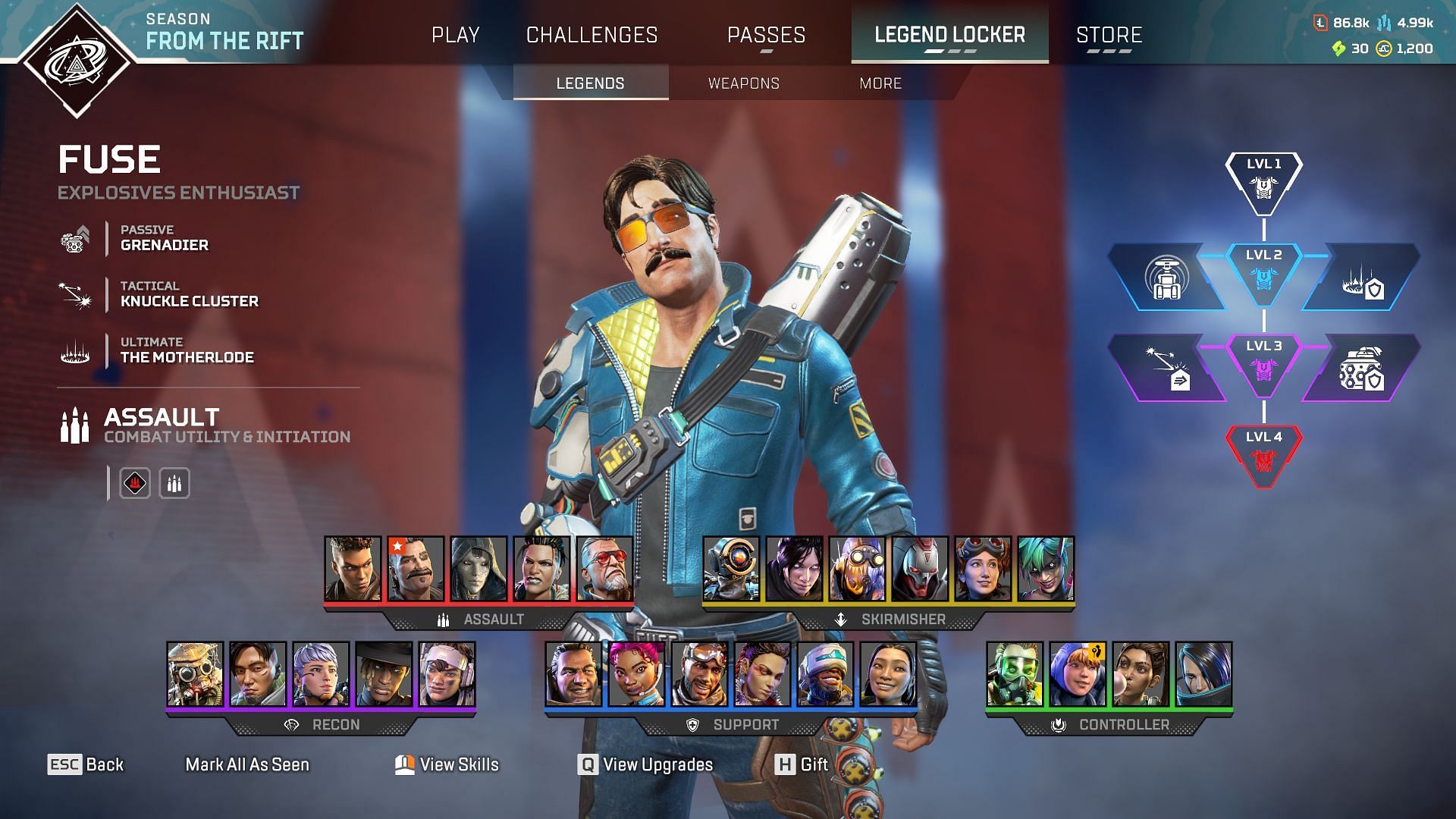 Fuse in Apex Legends (Image via EA)