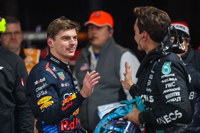 "Max Verstappen is a pro racing driver, pro-FIFA player, padel player, drinker": George Russell on the Red Bull driver partying after the Las Vegas GP