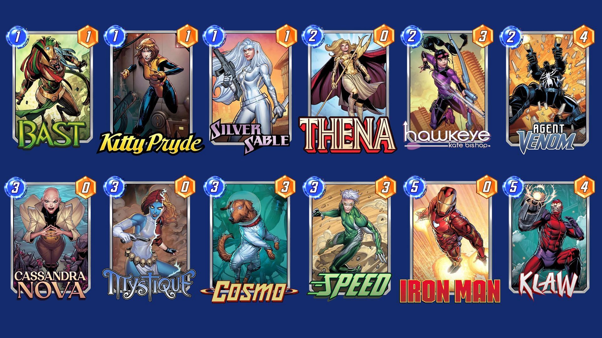 The Agent Speed deck is one of the best Marvel Snap Speed decks  (Image via Nuverse)