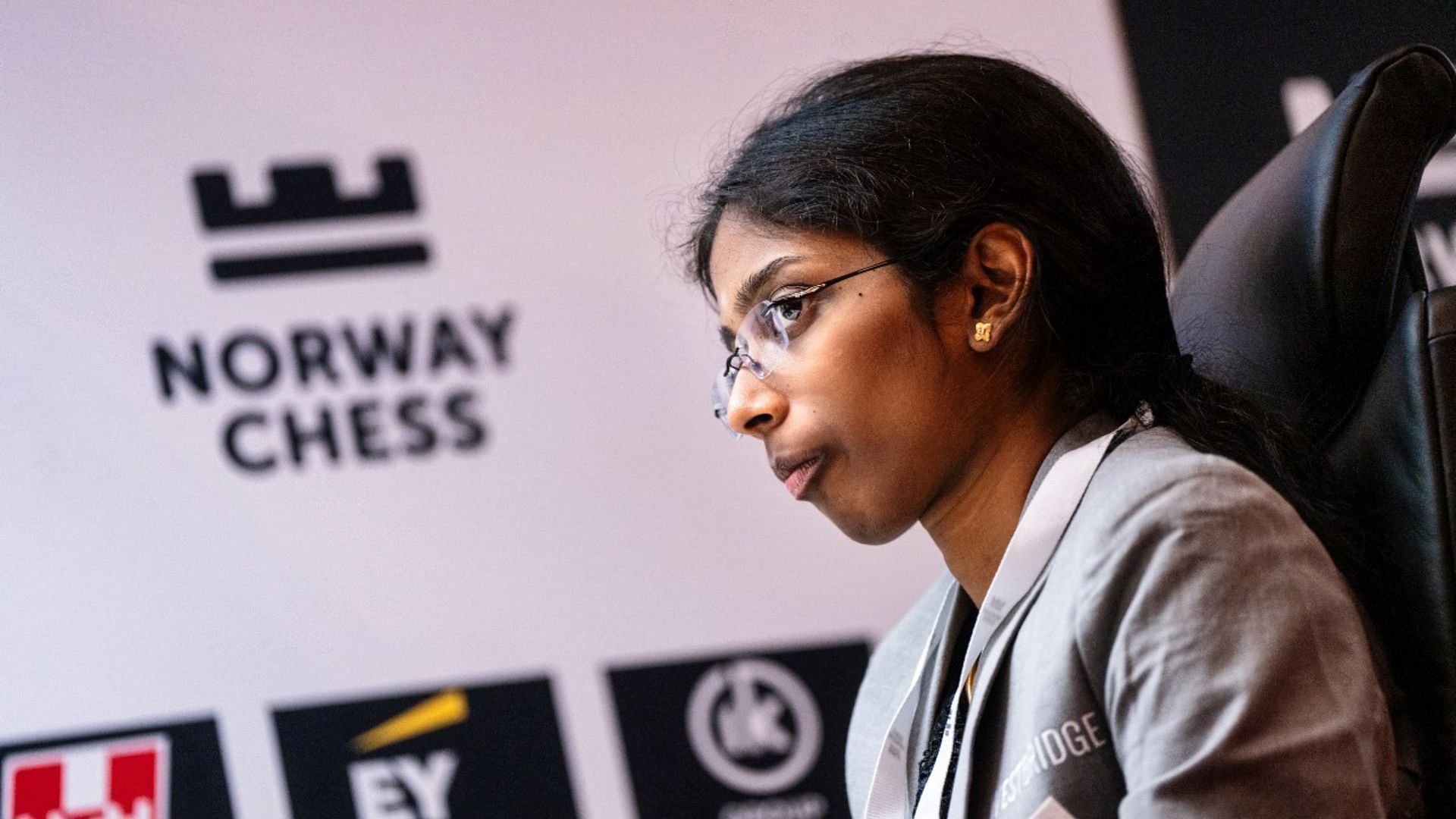 Vaishali Raneshbabu in action at Norway Chess 2024 (Image Credits: PR)