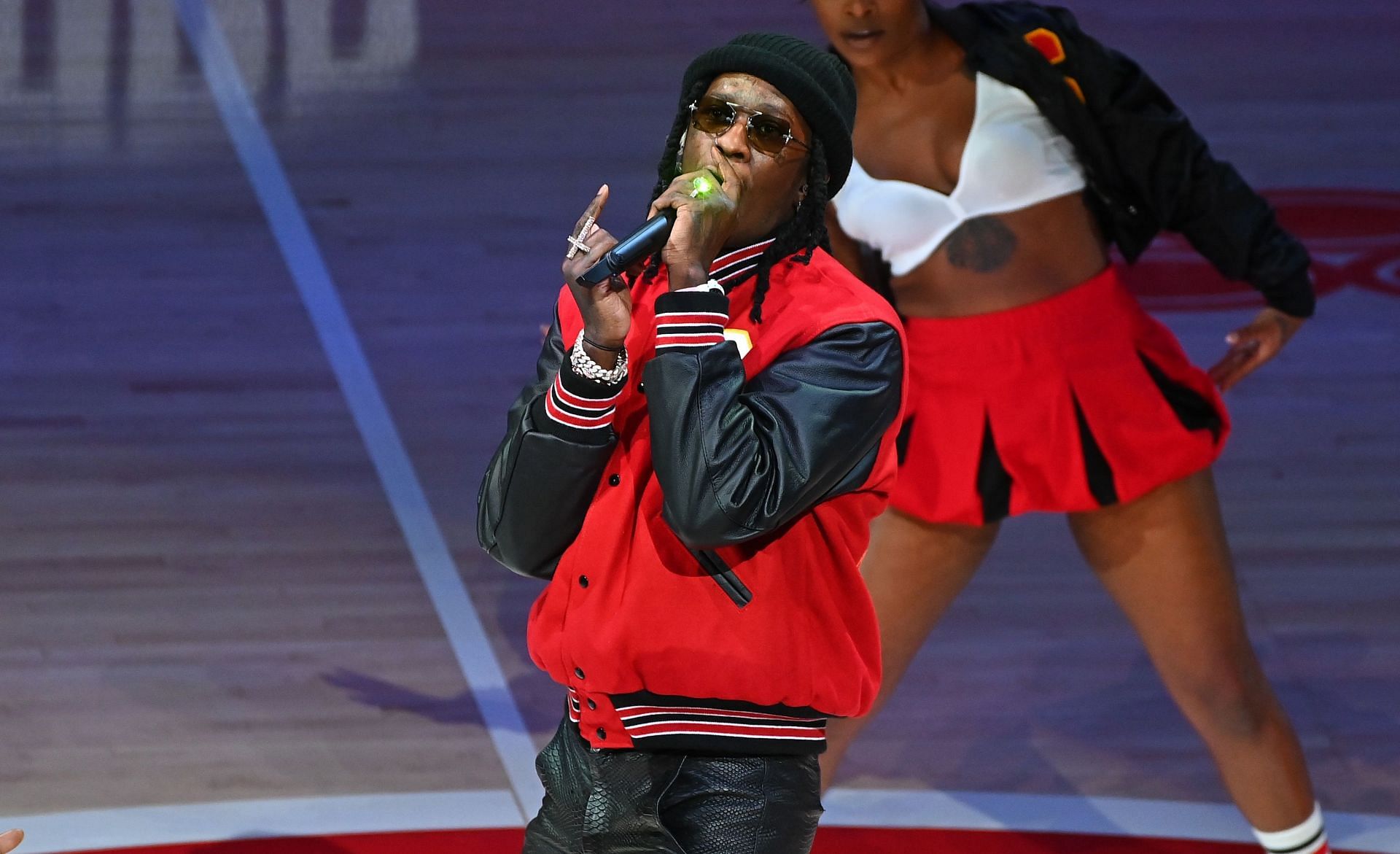 Celebrities Attend Boston Celtics v Atlanta Hawks - Source: Getty