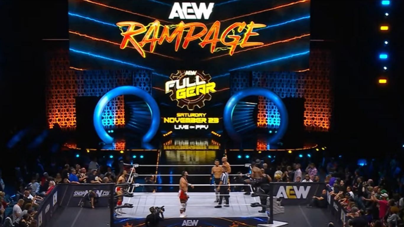 An AEW star suffered an injury on AEW Rampage [image source: AEW YouTube]