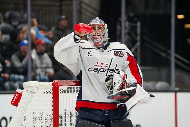 Charlie Lindgren makes his feelings known after scoring bizarre own goal during Caps-Bolts thriller