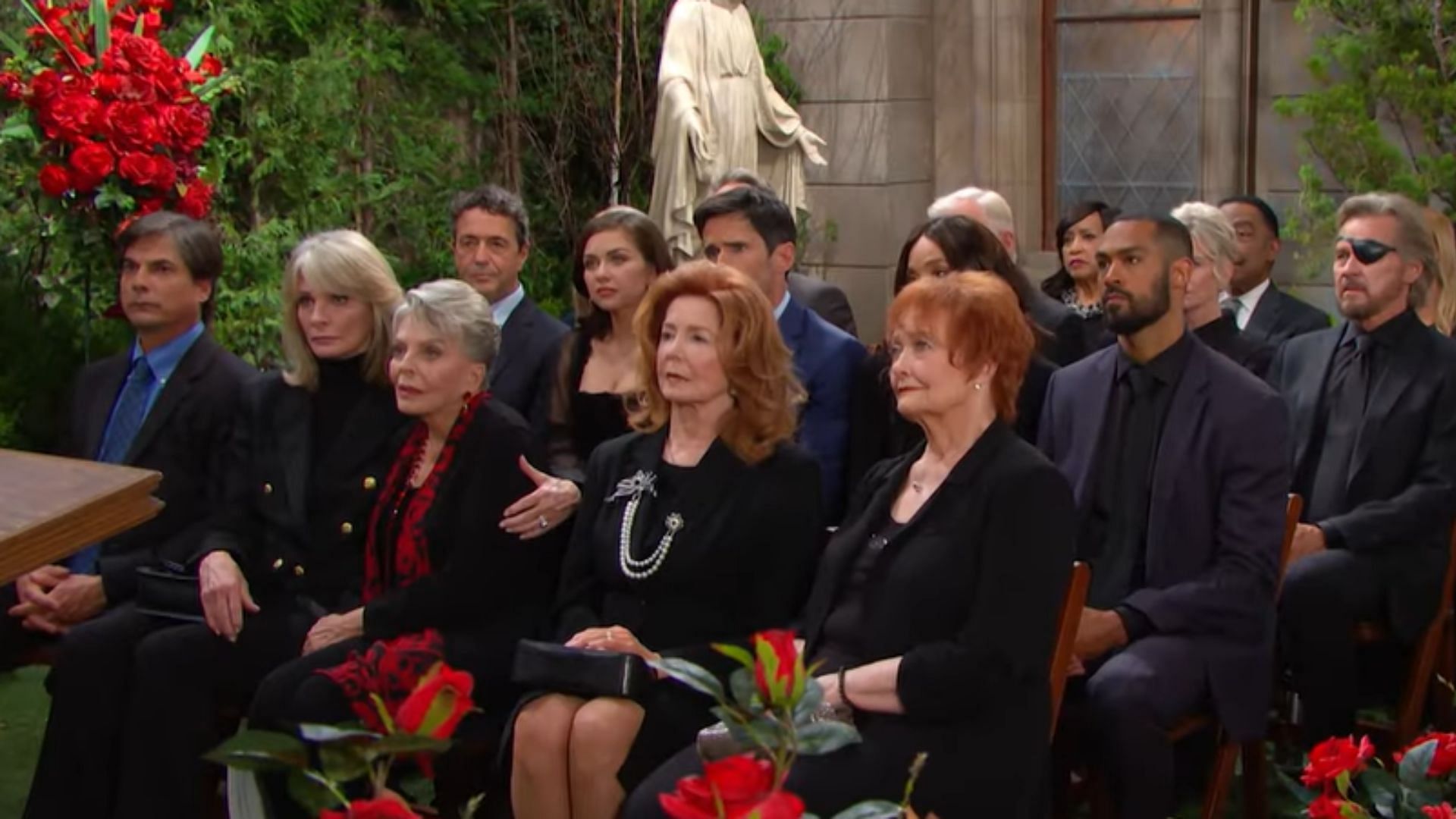 Days of Our Lives next week preview sees many Salem notables of the past return to say goodbye to Doug Williams  (Image via YouTube/@Days of Our Lives)