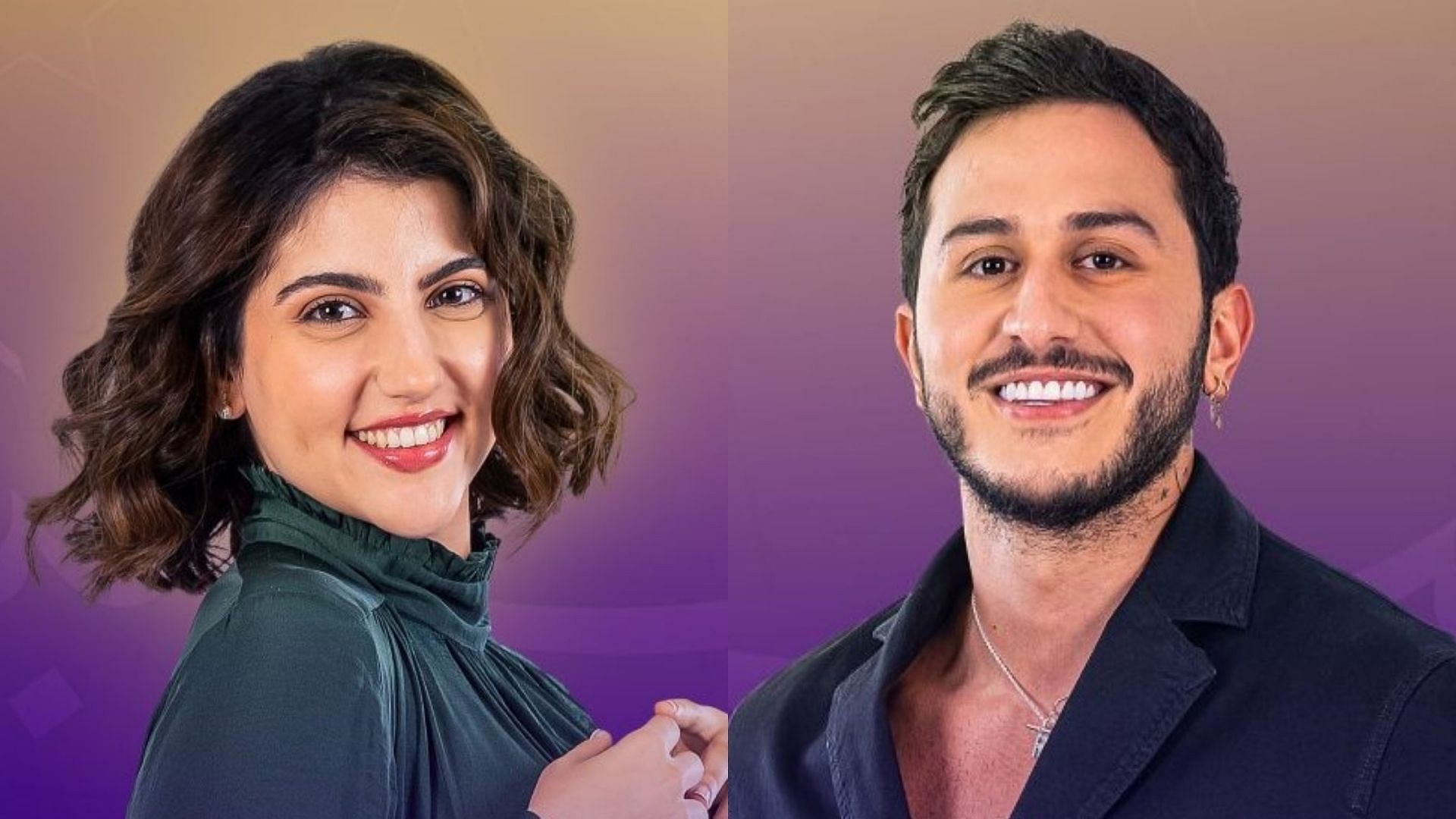 Love is Blind Habibi cast members Daunia and Chafic (Image via Instagram/@netflixmena)