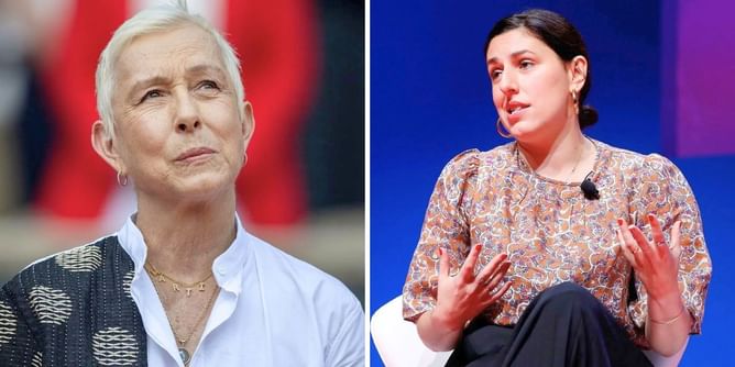 "Hate those 'pro-life' a*sholes"- Martina Navratilova backs Jessica Valenti as the author sheds light on Conservatives' "anti-abortion strategies"