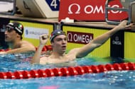 Leon Marchand at the World Aquatics Swimming World Cup 2024 Singapore Stop (Source: Getty)