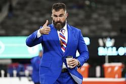 "Lawsuit incoming!" - Internet divided after Jason Kelce smashes fan's phone over hurling insult at brother Travis Kelce