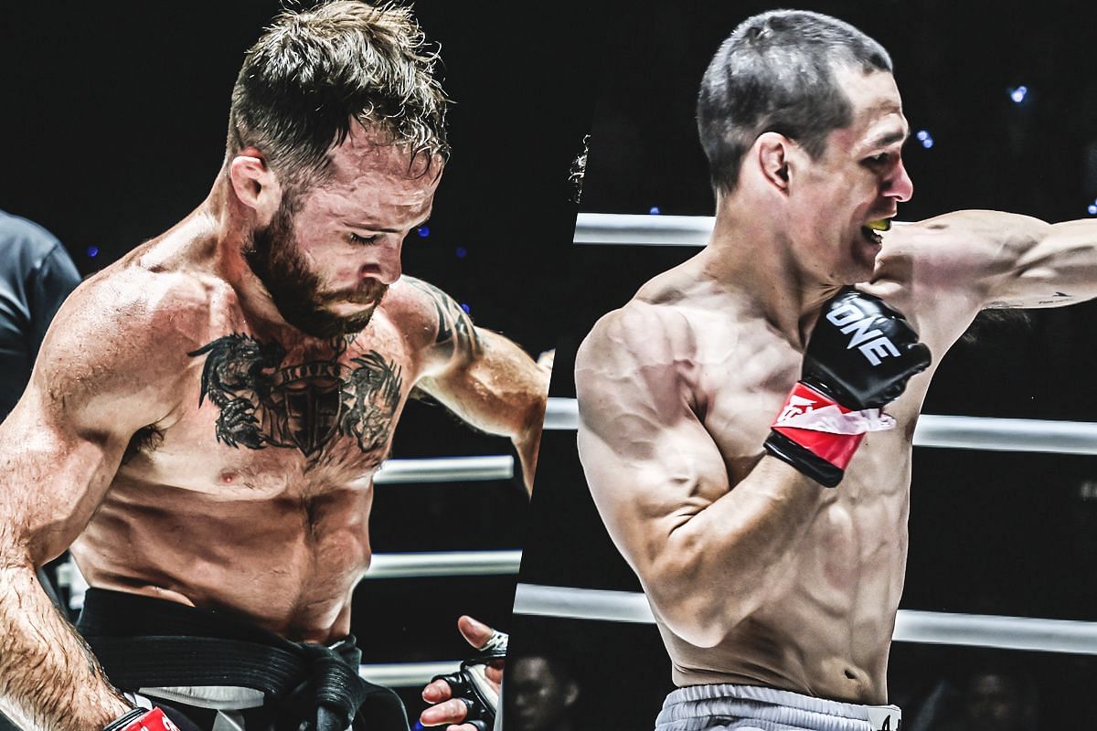 Jarred Brooks (left) and Reece McLaren (right). [Photos from ONE Championship]