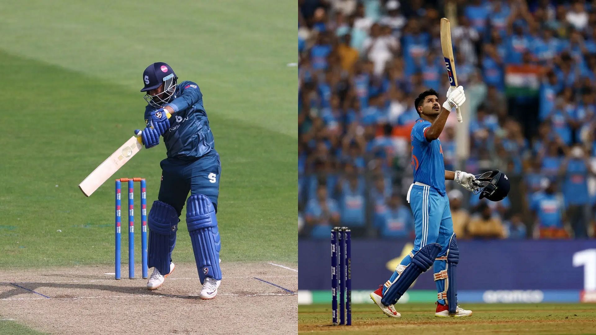 Prithvi Shaw (L) returns to the Mumbai set up while Shreyas Iyer (R) will be leading the team in Syed Mushtaq Ali Trophy (File image via Getty)