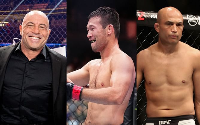 "I always fu*k this guy's name up" - When Joe Rogan praised "tough as fu*k" Shavkat Rakhmonov during conversation with B.J. Penn