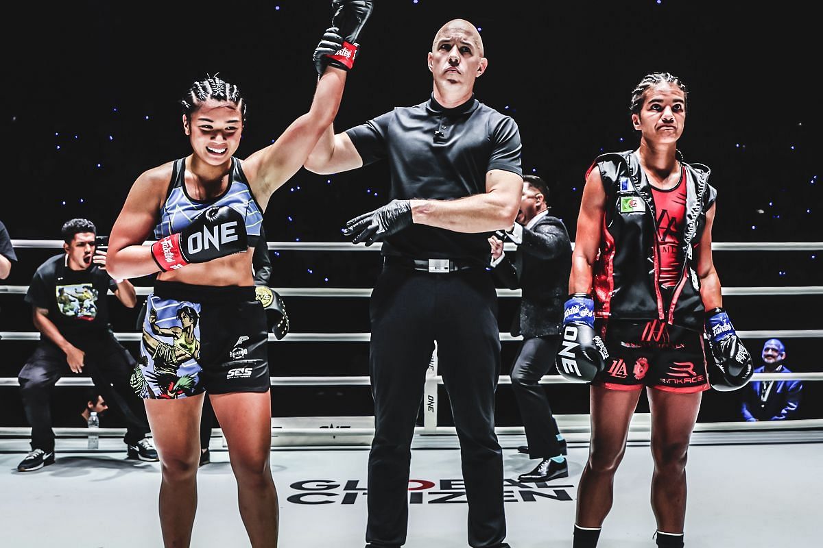 Jackie Buntan and Anissa Meksen - Photo by ONE Championship