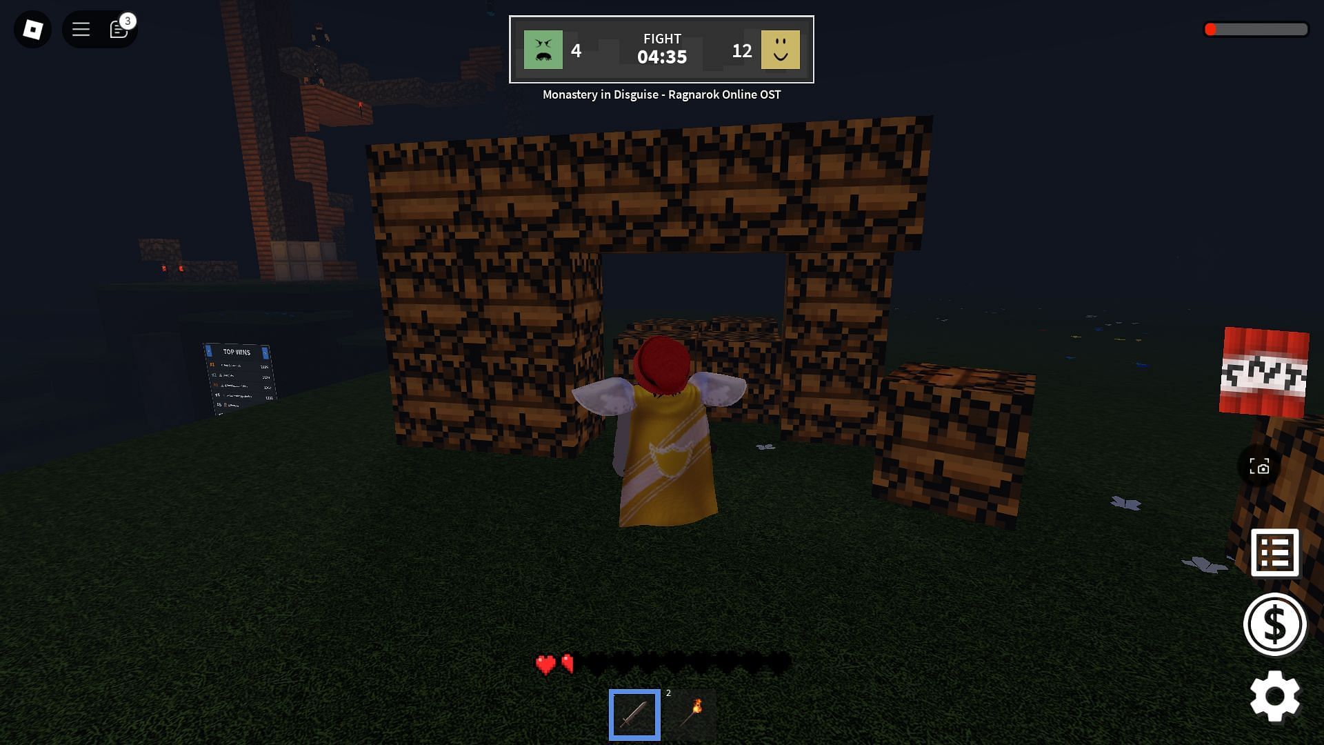 Playing as a Human (Image via Roblox)