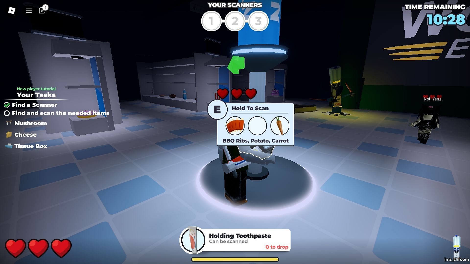 Viewing a scanner (Image via Roblox)