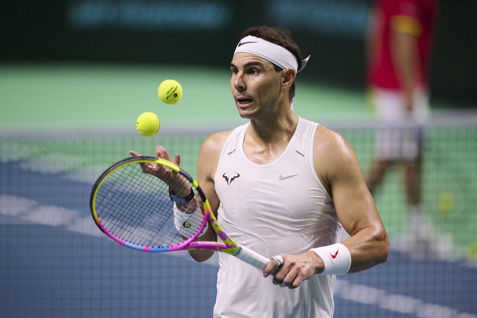 Rafael Nadal at the Davis Cup 2024. (Photo: Getty)