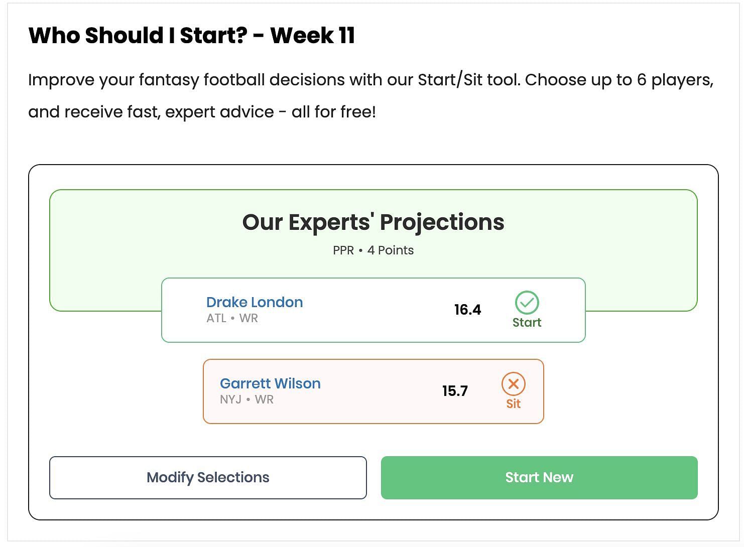 SK&#039;s tool fantasy projection