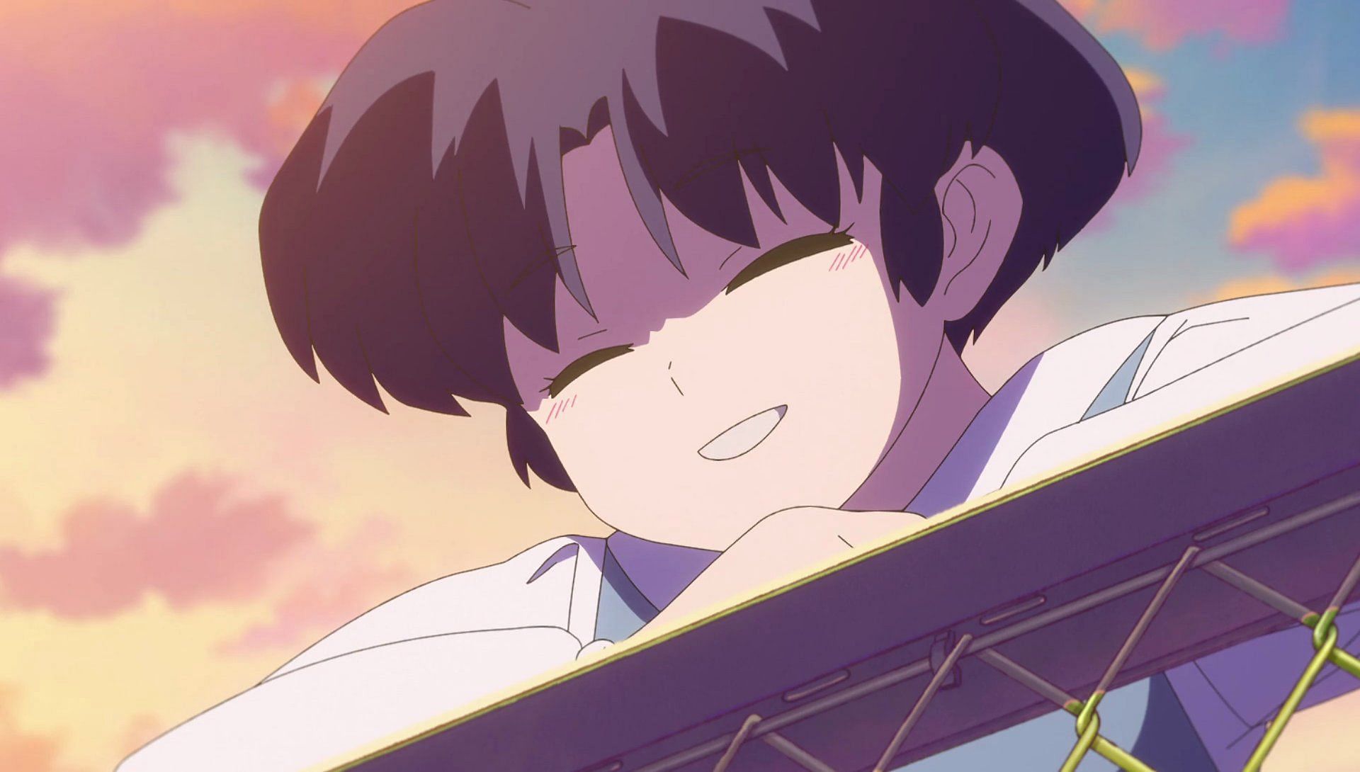 Akane making up with Ranma in the most recent episode (Image via MAPPA)