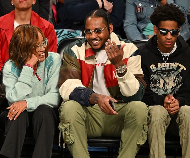Kiyan Anthony's mom La La Anthony shares 2-word reaction along with a hilarious snap of the Syracuse commit