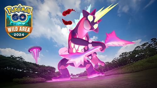 Gigantamax Toxtricity makes its debut worldwide during Pokemon GO Wild Area: Global. (Image via TPC)