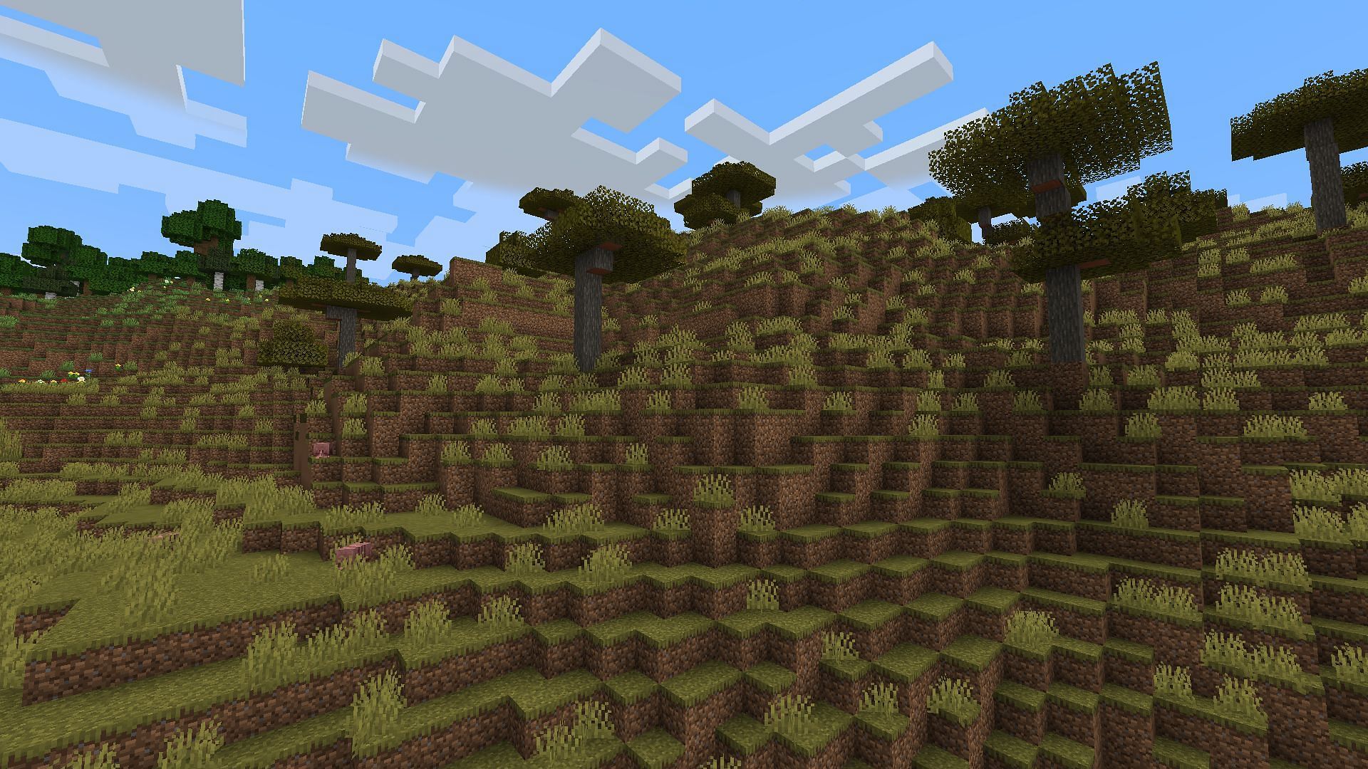 More mobs and a new tree would make the Savanna more lively (Image via Mojang Studios)