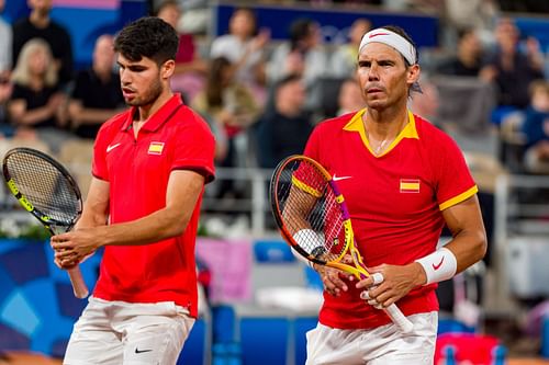 Carlos Alcaraz and Rafael Nadal (Source: Getty)