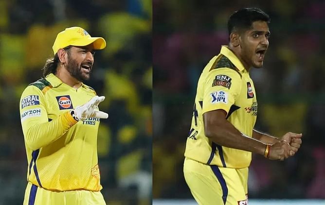 "He stood by me during the worst and best of times" - Tushar Deshpande pays tribute to MS Dhoni after being picked by RR at IPL 2025 auction