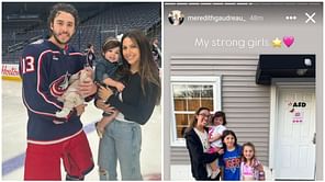 “My strong girls”: Johnny Gaudreau’s wife Meredith reacts to daughter Noa joining NJ All Star Dance with aunt Katie