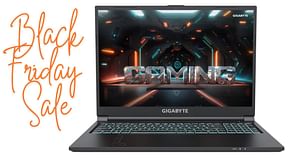 Save $200 on Gigabyte G6 KF 16" 1080p gaming laptop this Black Friday 2024