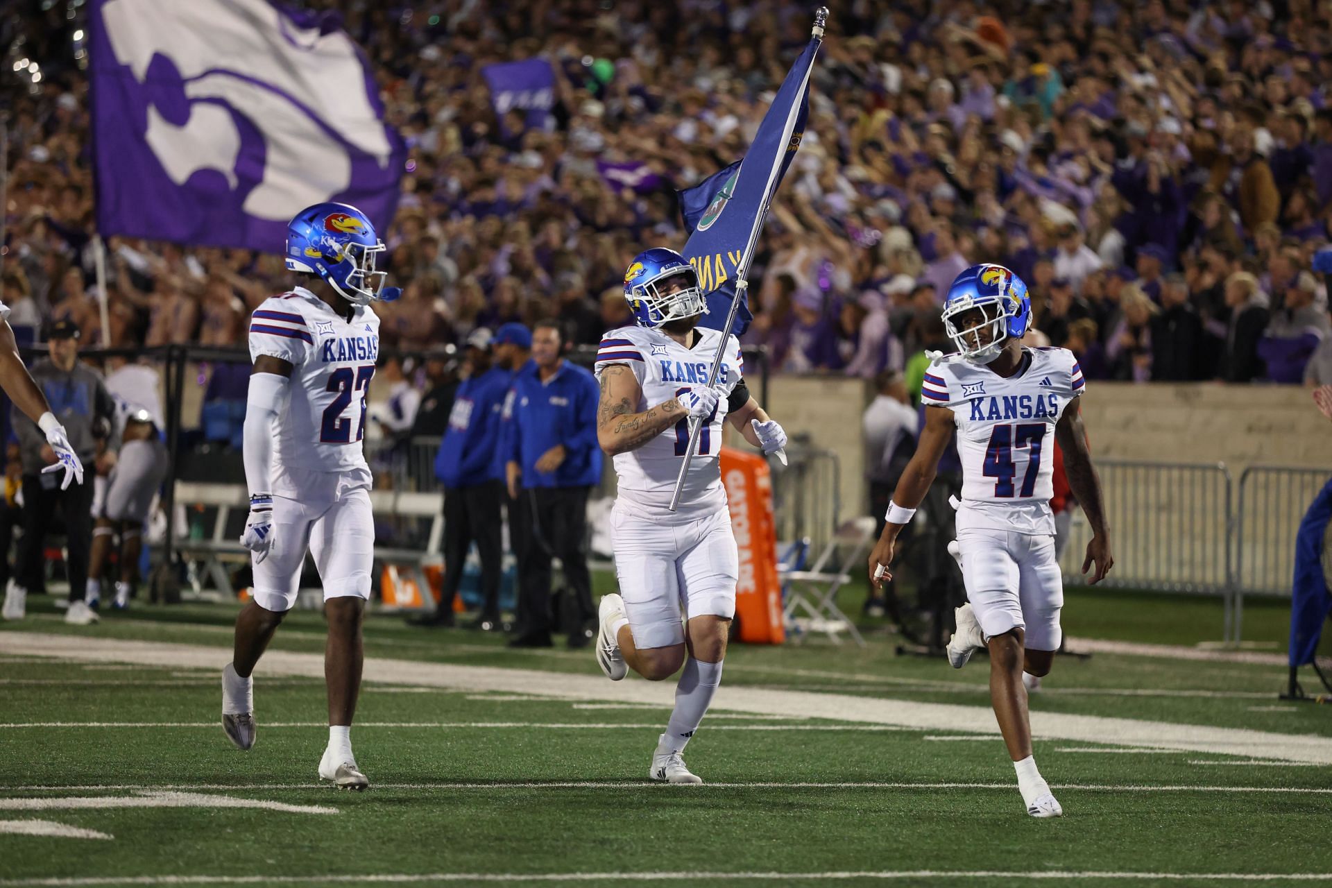 COLLEGE FOOTBALL: OCT 26 Kansas at Kansas State - Source: Getty