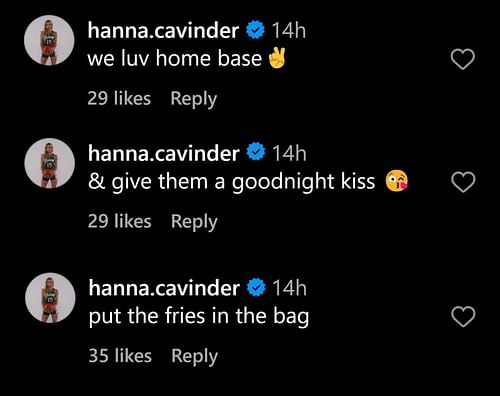 Hanna Cavinder commented on Haley's post "Yes ma’ams