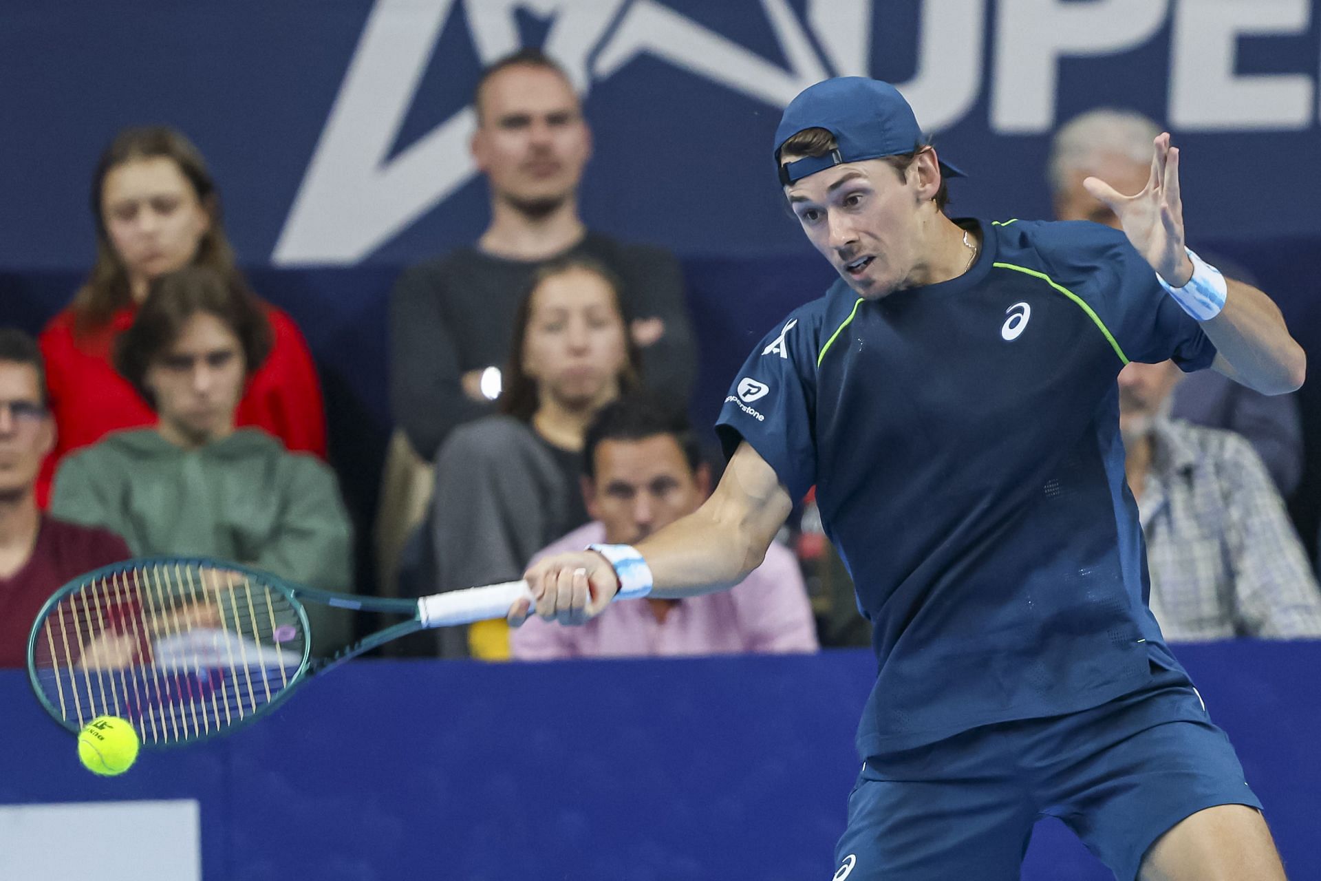 Alex de Minaur in action at the 2024 European Open (Picture: Getty)