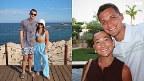 In Photos: Corey Seager's wife Madisyn captures Rangers slugger taking a deep plunge into infinity pool during picturesque Mexican escape