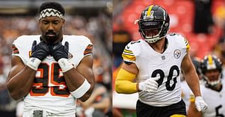 Myles Garrett gets candid on TJ Watt's reaction to losing DPOY to Browns star