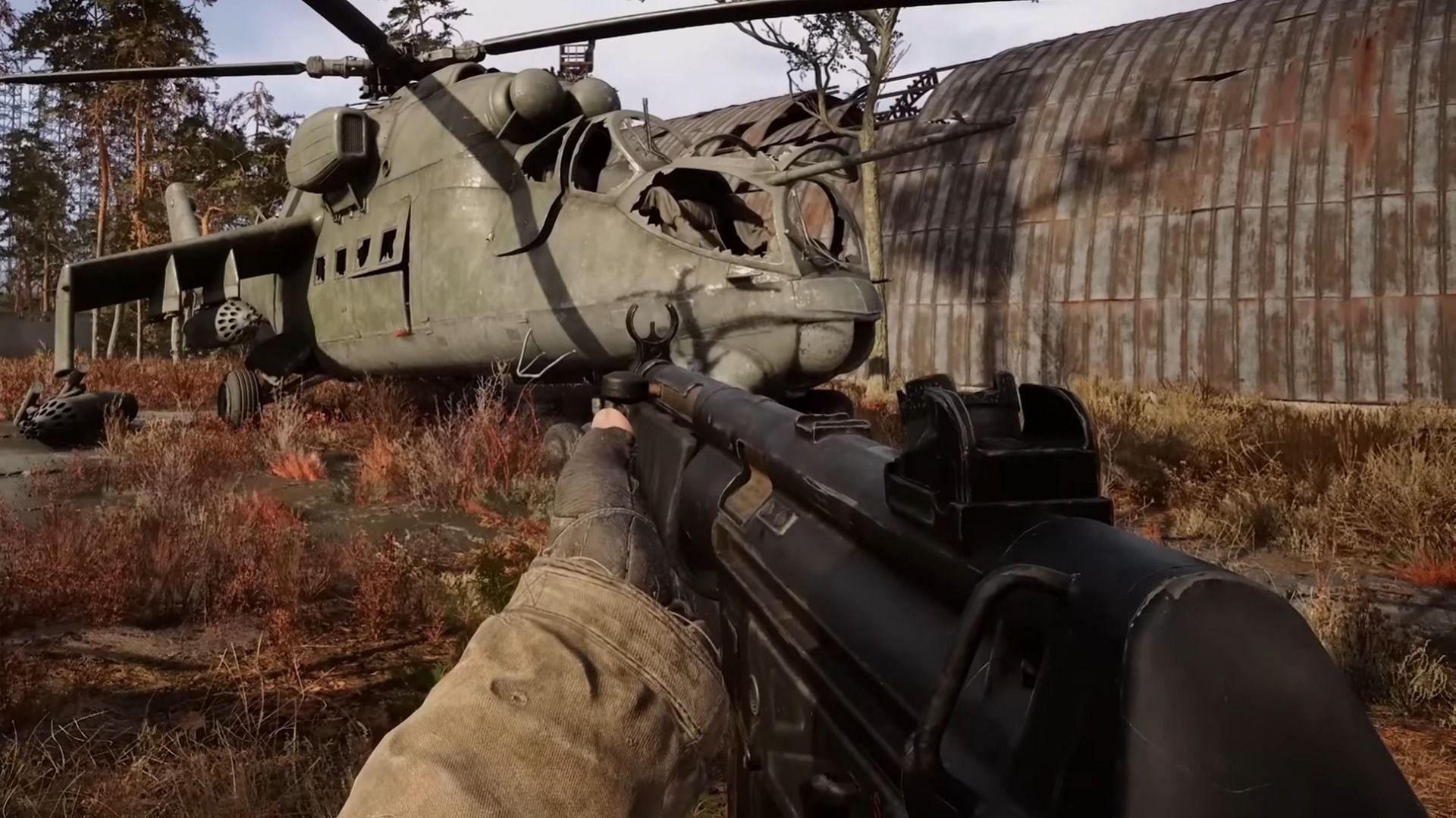 Viper-5 SMG in Stalker 2 (Image via GSC Game World || YouTube/@Lootward)