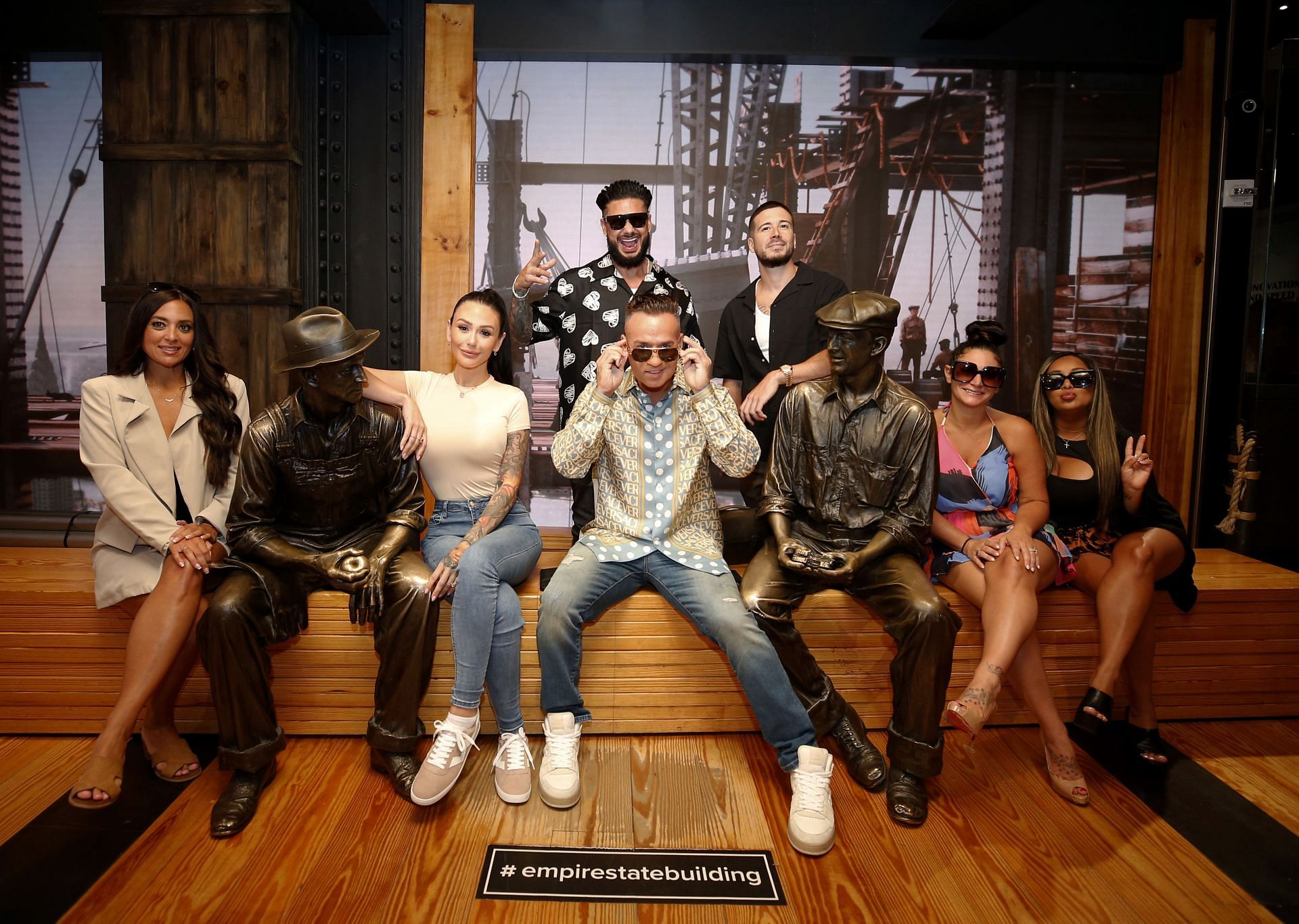 The Cast of Jersey Shore Visits the Empire State Building