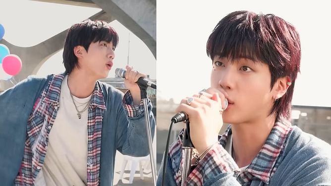 “He knows that he’s handsome”- Fans react as BTS' Jin playfully addresses his ‘I’ll Be There’ MV strategy
