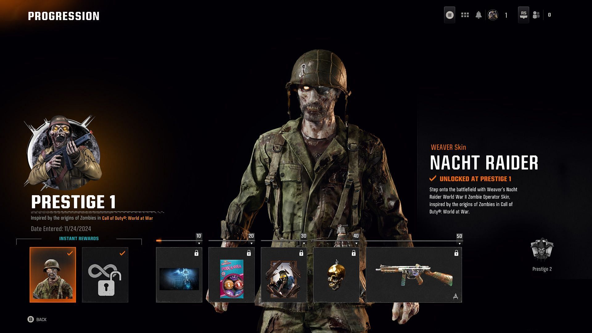 Nacht Raider Operator skin in Black Ops 6 (Image via Activision)