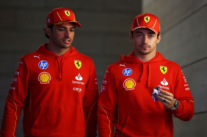 "Carlos Sainz isn't my girlfriend": Charles Leclerc on if he'd miss the Spaniard who has been his Ferrari teammate since 2021