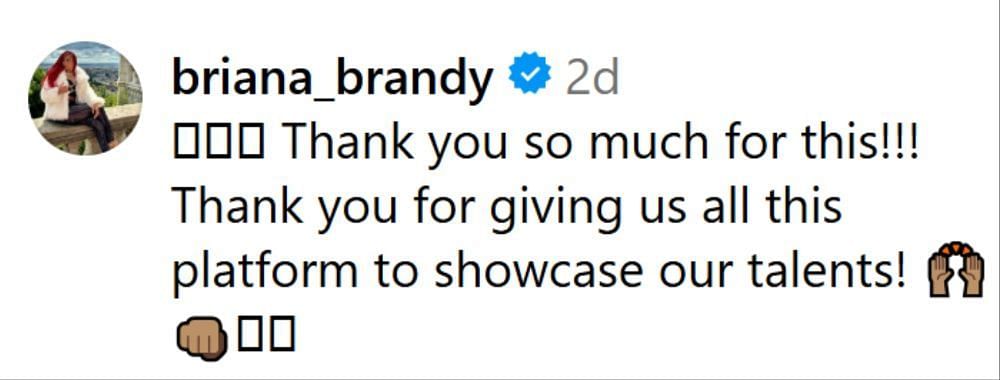 B-Fab&#039;s message to Triple H. [Image via The Game&#039;s IG]