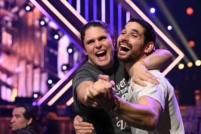 WATCH: Ilona Maher and DWTS partner Alan Bersten hilariously dub Modern Family characters