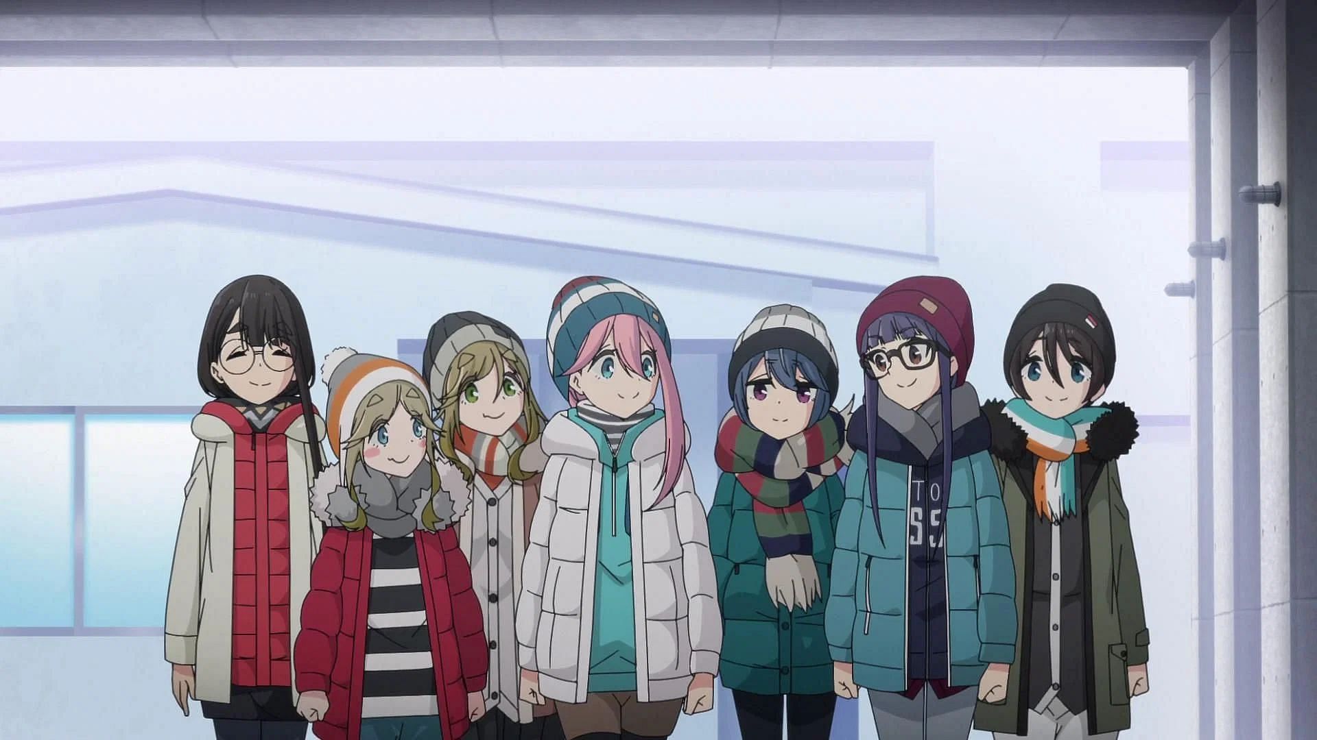 Nadeshiko and her friends in the anime (Image via C Station)