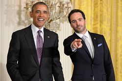 "You got a whole bunch of stuff" - When Jimmie Johnson showed former President Barack Obama under the hood of his NASCAR car